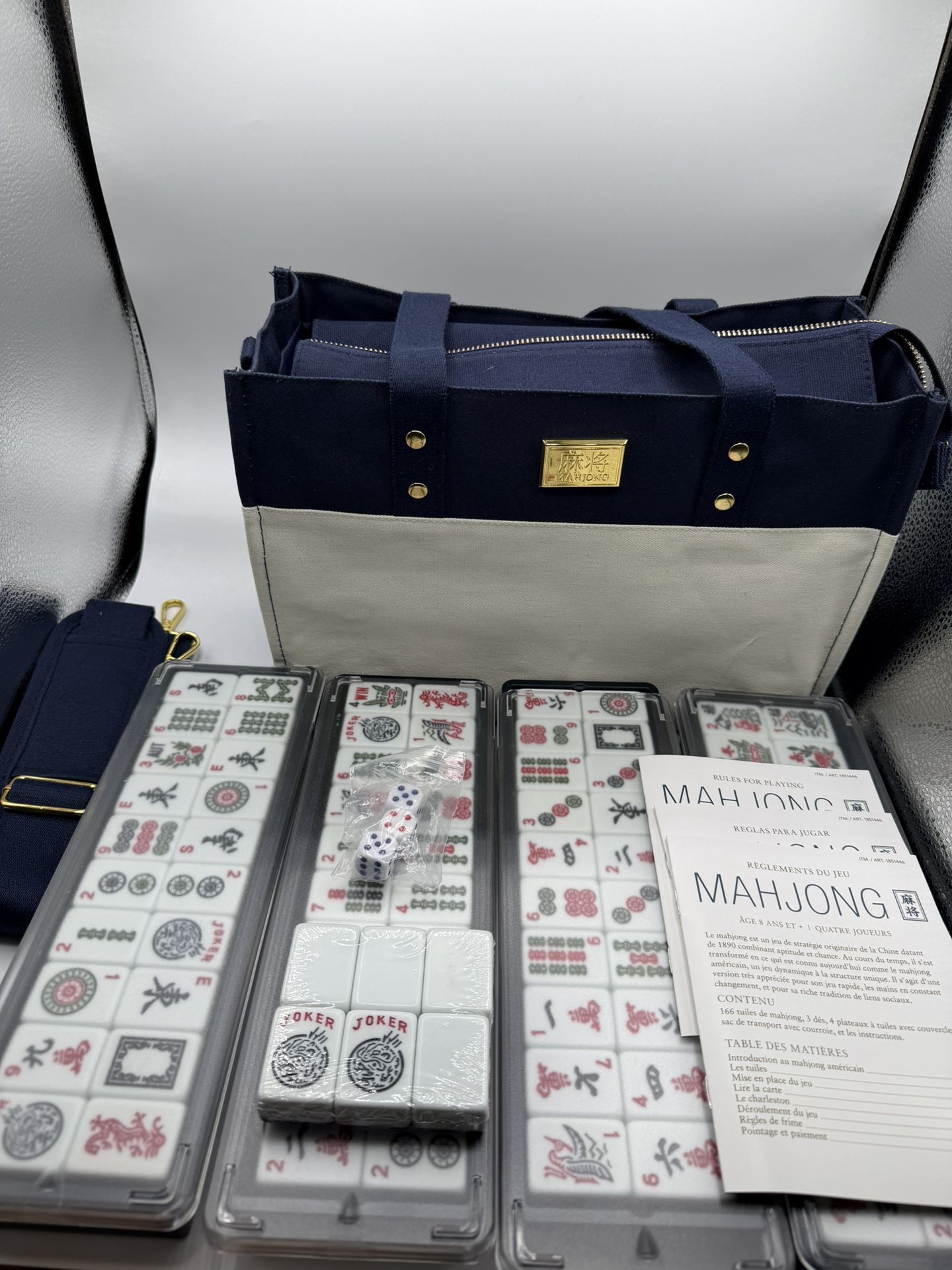 Mahjong Set With Travel Case