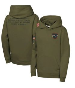 New! New England Patriots 2025 Salute to Service Hoodie

