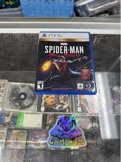 Spider-Man Miles Morales Ps5 $30 Gamehogs 11am-7pm