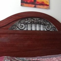 Nice Bedroom Set Big Dresser Comes With Mirror And Mattresses Full Size Headboard Can Also Be Used For Queen Size