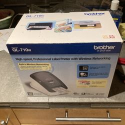 BROTHER Label Printer Professional High Speed QL-710w. NIB