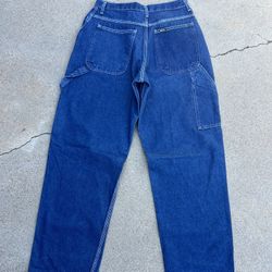 Key Women’s Denim Carpenter Jeans Dark Wash Relaxed Fit