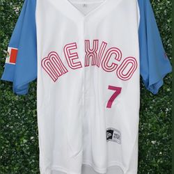 Mexico World Baseball Classics Urias #7 BabyBlue/Pink Jersey for Sale in  Bakersfield, CA - OfferUp