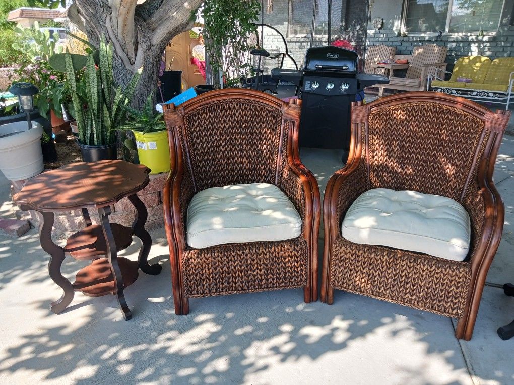Rattan Chairs & Tables