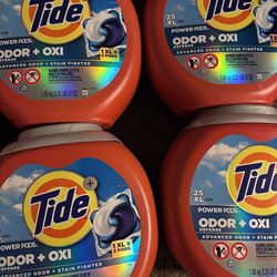 Tide Power-Pods Odor + Oxi 25 XL PACs(11$ EACH)