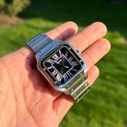 Seiko mod santos watch