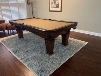Solid Wood Pool Table