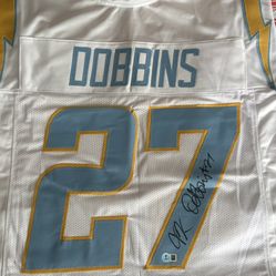J.K. Dobbins Custom Autographed Jersey 