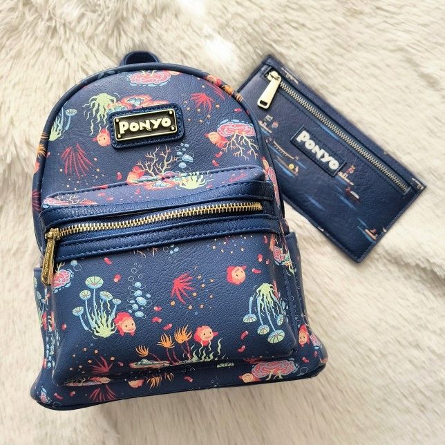 Loungefly Studio Ghibli Ponyo Mini Backpack and Wallet for Sale in Riverview FL OfferUp