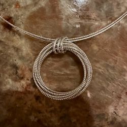 New Costume Jewelry Silver Necklace 