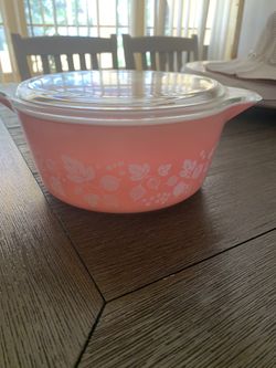 BEAUTIFUL VINTAGE PRYREX 475-B2 1/2 quart casserole dish bowl with lid