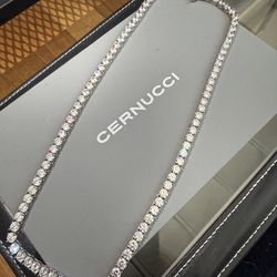 Cernucci moissanite diamond tennis chain