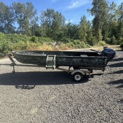 1964 Alumicraft 14ft boat
