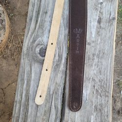 Suede Leather Martin Guitar Strap