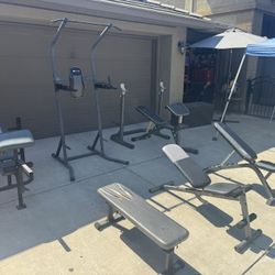 Gym Equipment All 6-For $150 (will sell separately)