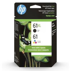 HP 61XL / 61 Ink Cartridges – Original – Black + Tricolor Pack