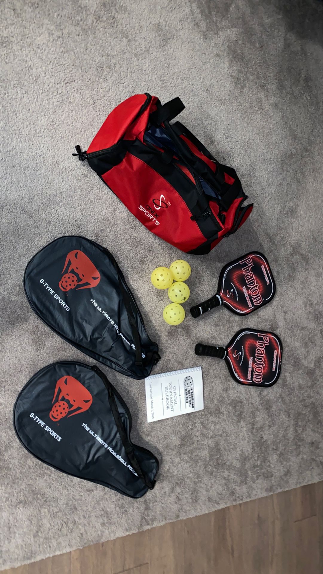 Pickle Ball Set 2-Phantom Wide body Paddles