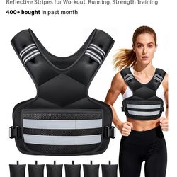 NEW WEIGHTED VEST 11-18 LBS FOR MEN AND WOWAN