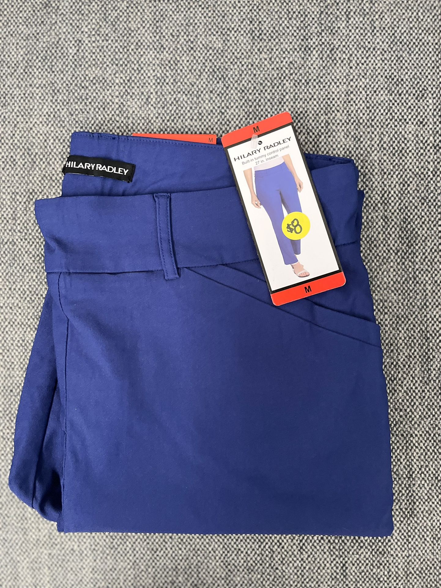 Women’s Hilary Radley Built In Tummy Control Panel Blue Pants 