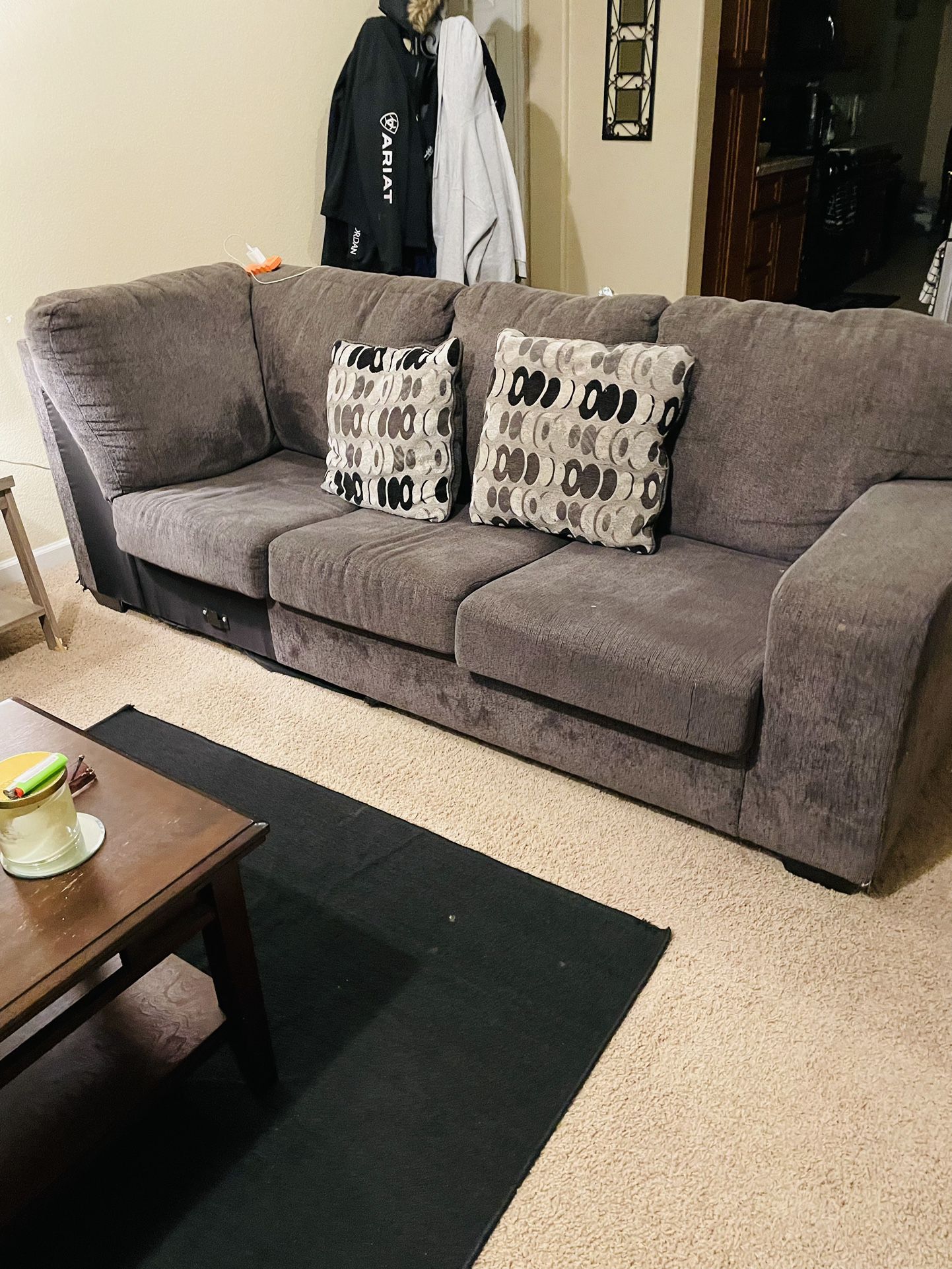 Sectional Grey Couches 