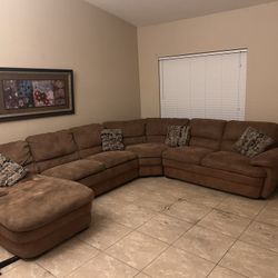 Large Brown Sofa