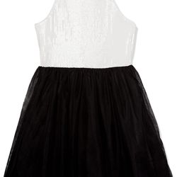 Calvin Klein Girls' Legacy Party Dress, Fit and Flare Silhouette