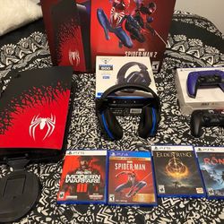 Sony PlayStation Limited Edition Spider-Man Disc Version