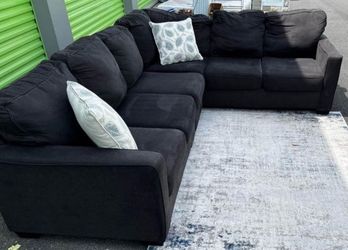 Charcoal Gray Ashley Furniture 3pc Sectional Sofa