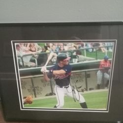 Signed Jeff Franceour Framed Picture