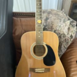 Gibson Acoustic Maestro With New Gator Case, Strap And Picks