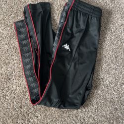 Kappa Black Track Pants 