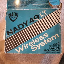Vintage Nady 49 Lt Wireless System Receiver