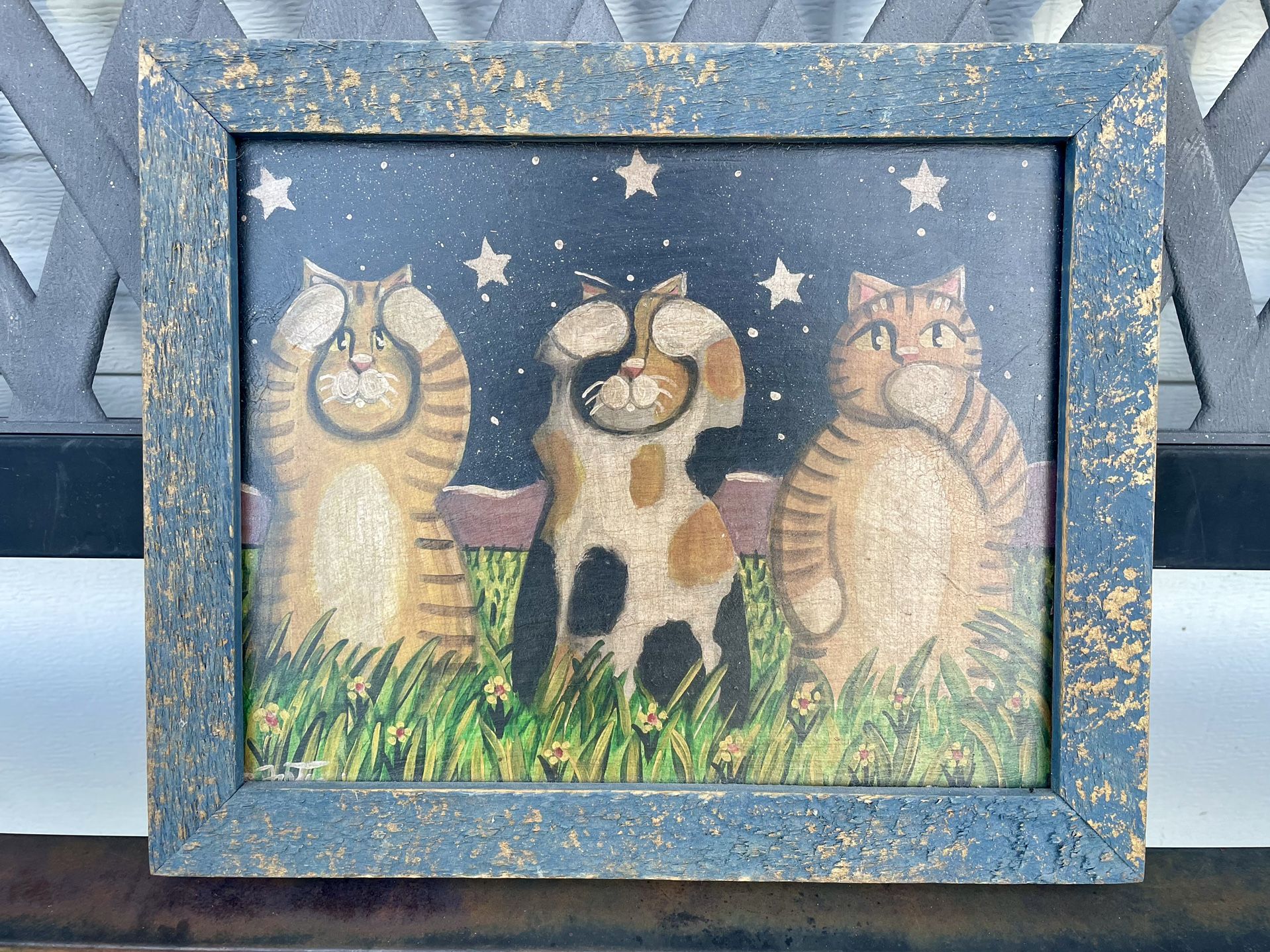 Whimsical Cats..Hear no evil, see no evil, speak no evil. A D Foster.