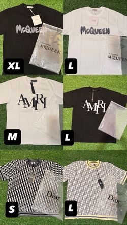 Designer Graphic T-Shirts Bundle – McQueen, Amiri, Dior