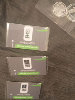 (3) 1 gram bar's