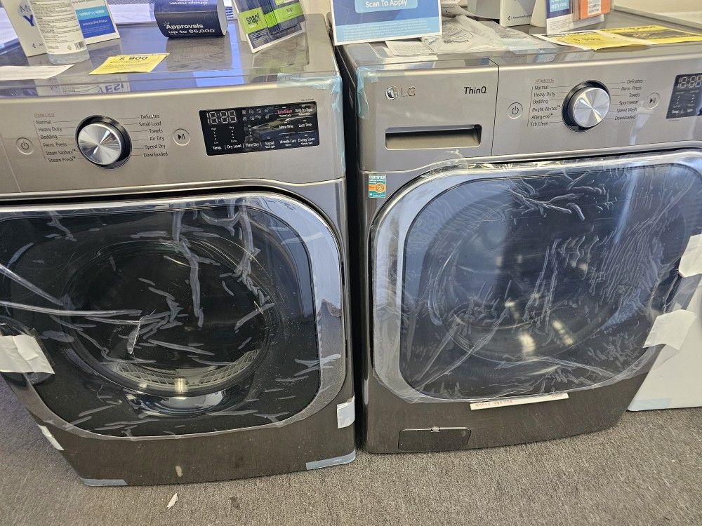 LG Frontload Washer And Electric Dryer Ultra-Capacity