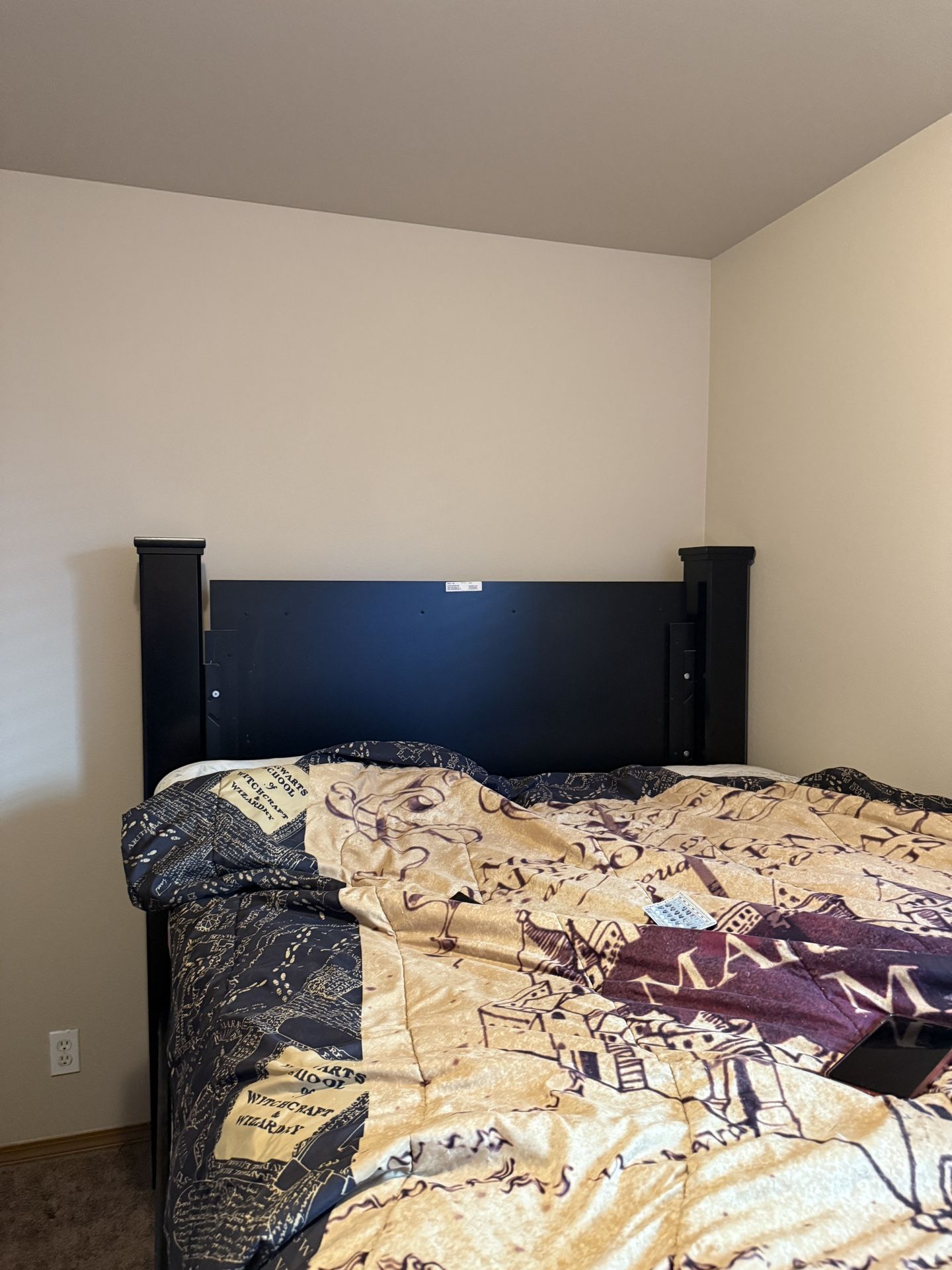 Solid Wood King Size Bed Frame