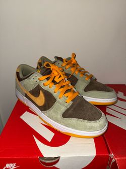 NIKE DUSTY OLIVES DUNKS SIZE 12