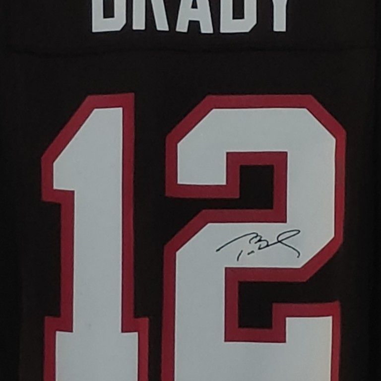 Tom Brady Tampa Bay Jersey With Signature