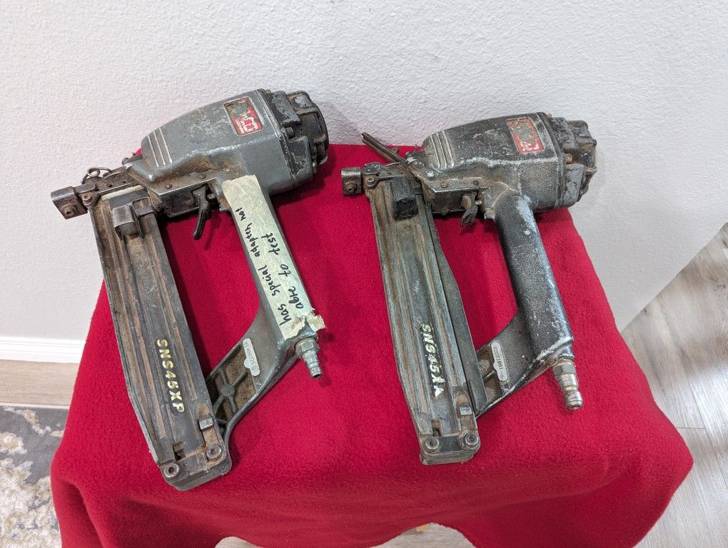Vintage SENCO SNS45XP Pneumatic Stapler Gun 120PSI 8.3 Bar