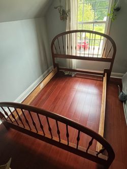 Vintage Wooden Bedframe