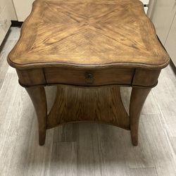 Wood End Table