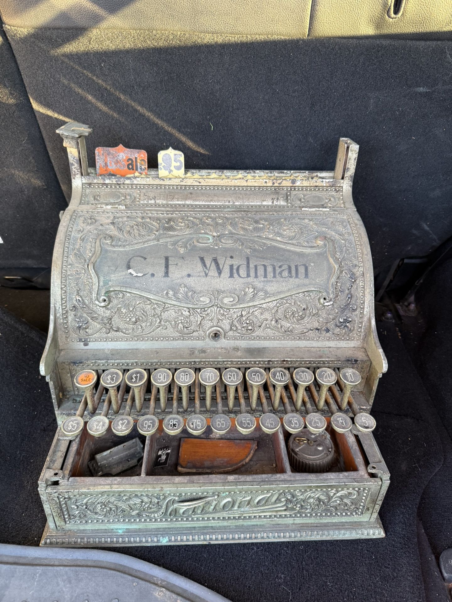 1909 National Brand Cash Register Nickel 