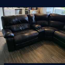 Brown Sectional Couch 