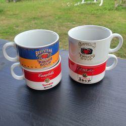 Set Of 4 -  Campbell's Tomato Soup