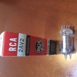 RCA 2AV2 Audio Electronic Vintage Radio TV Valve HAM Vacuum NOS Tubes
