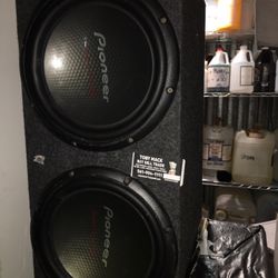12in Pioneer Speakers