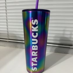 OBO Rainbow Starbucks Tumbler