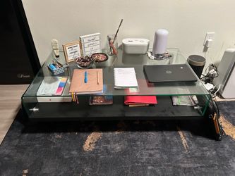 Glass coffee table (PICK UP ONLY)