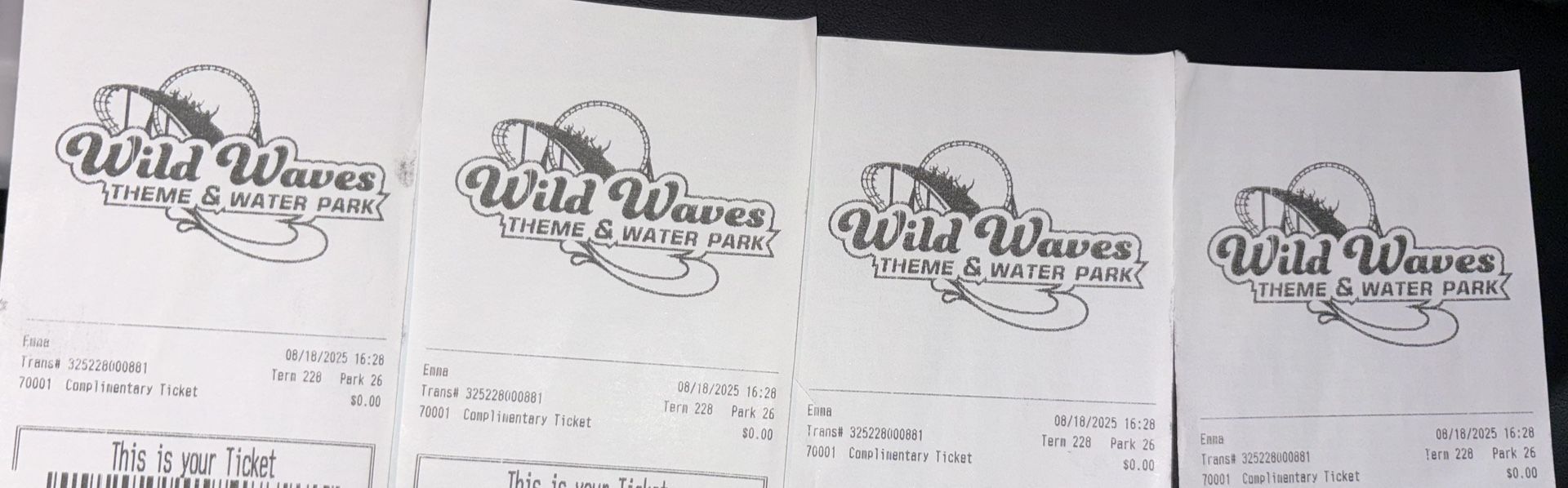 Wild waves Tickets Fright Fest
